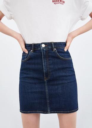 Спідниця джинсова zara inditex denim jeans6 фото