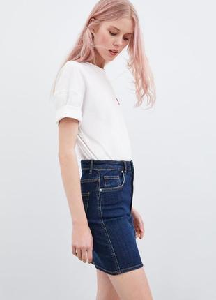 Спідниця джинсова zara inditex denim jeans9 фото