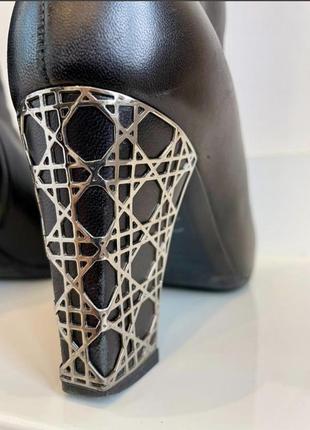 Сапоги (сапоги) christian dior кожаные классика3 фото