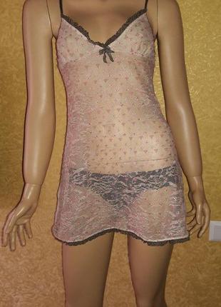 Ночнушка кружевная размер с-м