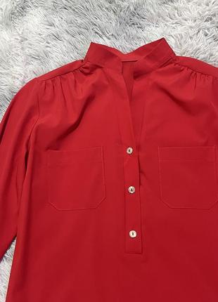 Блуза красная в идеальном состоянии4 фото