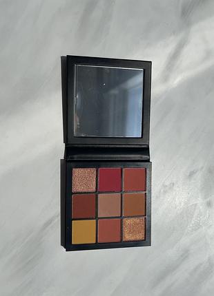 Палетка теней huda beauty coral obsessions2 фото