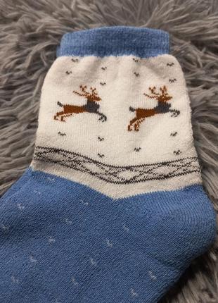 Теплі зимові вовняні шкарпетки термо 36-403 фото