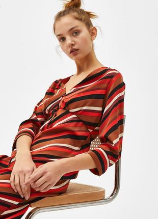 Трендовое ассиметричное платье bershka размер м