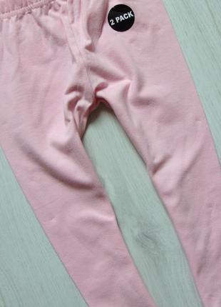 Нові рожеві легінси для дівчинки. y.d. розмір 9-12 місяців2 фото