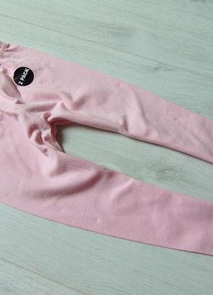 Нові рожеві легінси для дівчинки. y.d. розмір 9-12 місяців3 фото
