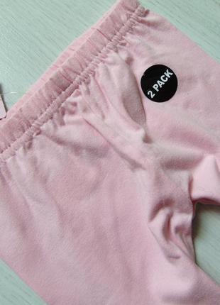 Нові рожеві легінси для дівчинки. y.d. розмір 9-12 місяців4 фото