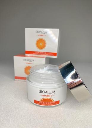 Крем для обличчя з вітаміном с bioaqua vitamin c moisturizing essence cream