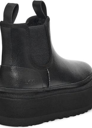 Новые кожаные ботинки neumel platform chelsea boot ugg / угг2 фото