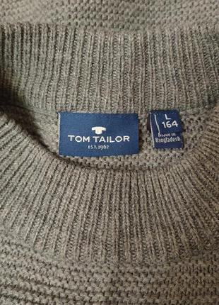 Сіре в'язане плаття светр tom tailor m,l розмір3 фото