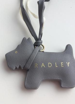 Radley оригинал брелок подвес на сумку собачка кожа4 фото
