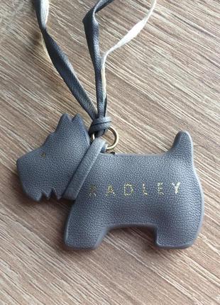 Radley оригинал брелок подвес на сумку собачка кожа1 фото