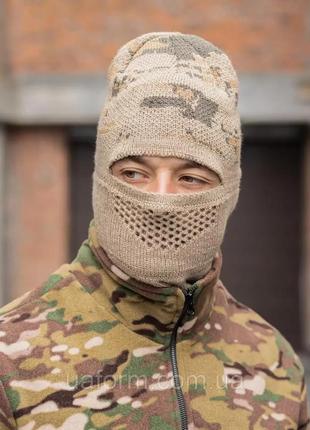 Тактична балаклава . військова маска . армійська шапка . шапка 2в1. балаклава - бафф . маска зсу.