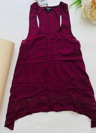 Стильная туника, со вставками из прошвы. а этот цвет...он невероятный. размер: xs