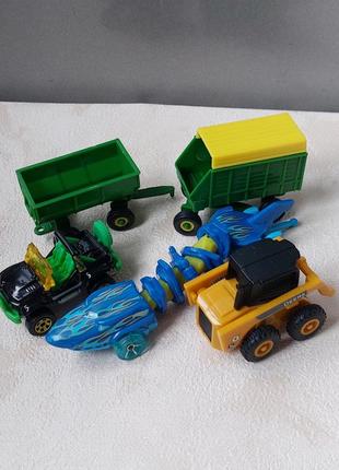 Набір машинок mattel,jonh deere