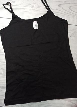 Турецька бавовняна базова майка hnx bd6620 на тонких бретелях, якісна домашня майка