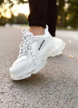 Красивейшие женские кроссовки white белые с серым