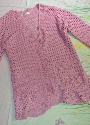 Кофточка кардиган батал . размер 58-60