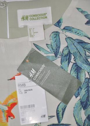 Платье h&m в тропический принт 2