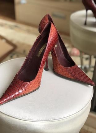 Туфли gianmarco lorenzi из кожи питона2 фото