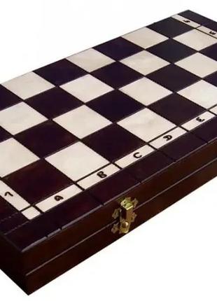 Шахи шашки нарди 3в1 (2в1) дерев'яні комплект подарункові з натурального дерева 41 на 41 madon hit (141)2 фото