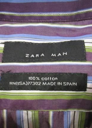 Фирменная рубашка zara man3 фото