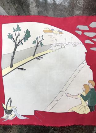 Хустка картина бандана вінтаж