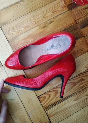 Червоні лаковані човники