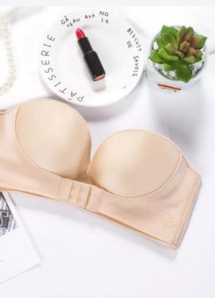 Бюстгальтер бандо без шлеек з пуш-ап " ізабель"