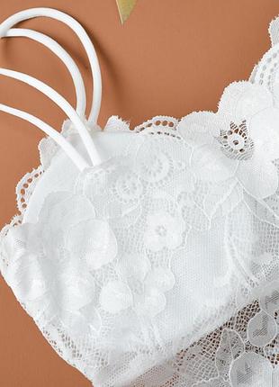Жіночий топ у бюстгальтер мереживної 