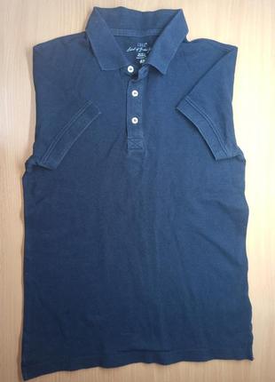 Поло h&m polo синий s