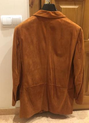 Замшева куртка longhi, італія2 фото