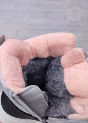 Термо-черевики для дівчаток ❄️ взуття зимове дитяче термочоботи 👍🏻 сноубутси bessky...