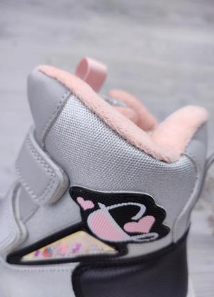 Термо-черевики для дівчинки ❄️ взуття зимове дитяче термочоботи2 фото