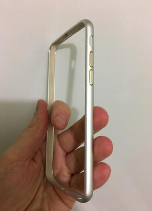 Стильный чехол рамка аллюминиевый для iphone 6 6s plus4 фото