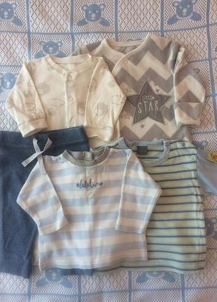 Чоловічки дитячі речі пакетом 5 шт. 1-3 м. 62 див.