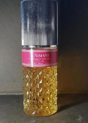 Жіночні елегантні квітково альдегідні шлейіфлві класичні парфуми оригінал вінтаж  l'aimant від coty залишок від 100 мл