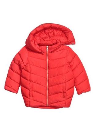 Тепла фірмова демі демісезонна куртка на дівчинку бренд h&m нм