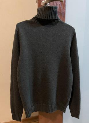 Шерстяной свитер с высоким горлом водолазка fram2 фото