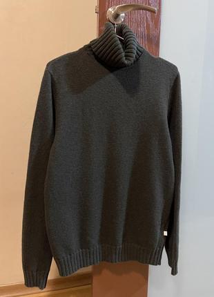 Шерстяной свитер с высоким горлом водолазка fram1 фото