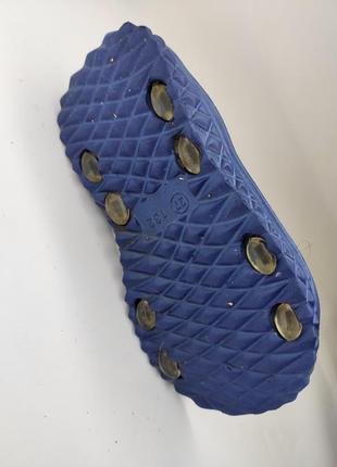Босоніжки сандалі на хлопчика шлепанці сині/помаранчеві від бренду sidney 274 фото