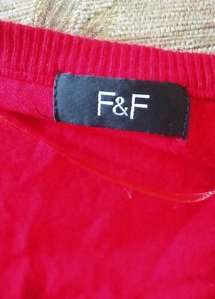 Червона кофта на гудзиках f&f 2