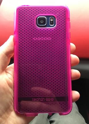 Фирменный противоударный чехол tech21 evo check для samsung note 5 новый в упаковке