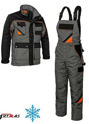 Зимняя рабочая одежда комплект польша, спецодежда утепленная, костюм рабочий утепленный, спецовка, роба