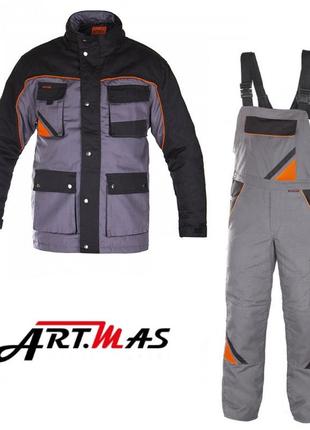 Зимняя рабочая одежда комплект польша, спецодежда утепленная, костюм рабочий утепленный, спецовка, роба