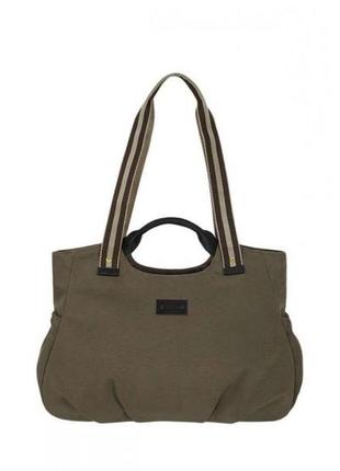 Стильна жіноча сумка з канвасу. текстильна сумочка койот колір