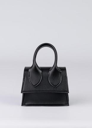 Жіноча сумка чорна сумочка мікро сумочка маленька сумочка чорна сумка дитяча сумка міні сумка