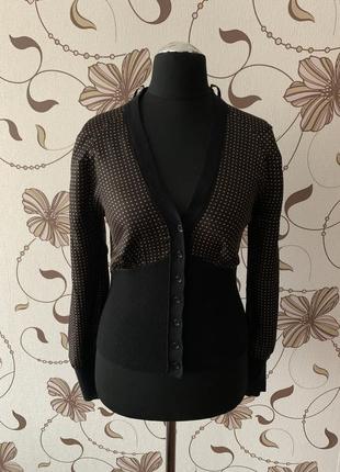 Кардиган, блуза из шелка и шерсти marc cain, р.2-3