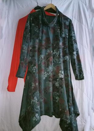 Котонове плаття в стилі бохо,46-52разм, італія
