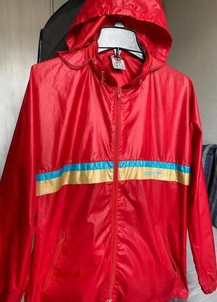 Куртка ветровка дождевик adidas vintage винтаж2 фото